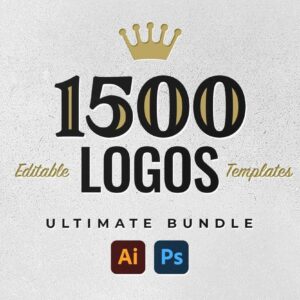 1500+ Logo Templates Bundle – Easy Edit