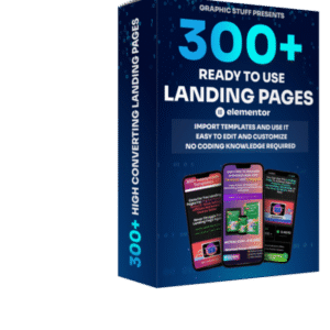 300+ Landing Page Design  – Easy Customize